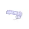 B Yours - Sweet N Hard 4 Clear. Miękkie dildo z magicznie błyszczącego materiału 