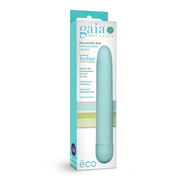 Gaia - Eco Vibe Aqua. Super wibracje. Ekologiczny biodegradowalny wibrator!