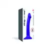 Strap-On-Me - Semi-Realistic Dildo Purple - giętkie dildo o elektryzującym, fioletowym kolorze