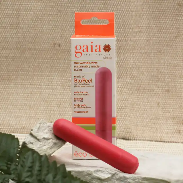  Gaia - Eco Bullet Coral. Mocny bullet wibrujący. Ekologiczny bioplastik!