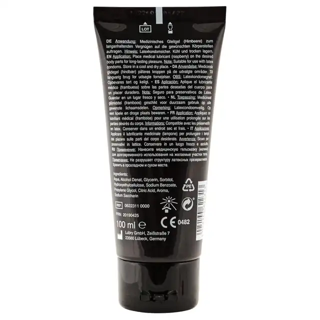 Lick-it - Himbree 100ml. Truskawkowy zachwycający aromatyczny lubrykant. Made in Germany.