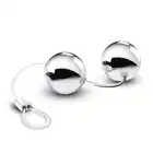 B Yours - Bonne Beads Silver. Srebrne kuleczki do ćwiczenia mięśni kegla 
