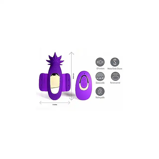Maia - Sativa Purple USB. Magnetyczne skrzydełka. Inspirowany liśćmi konopii. 