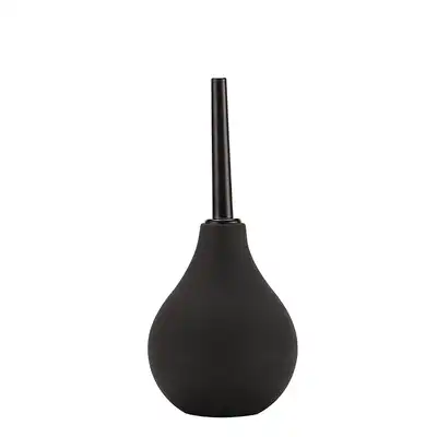 Dream Toys - Anal Douche Cheeky Small - czarna gruszka analna w małym rozmiarze 