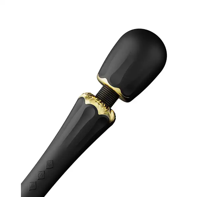 Zalo - Kyro Wand Black. Różdżka z potężnymi wibracjami. Inspirowana Egiptem