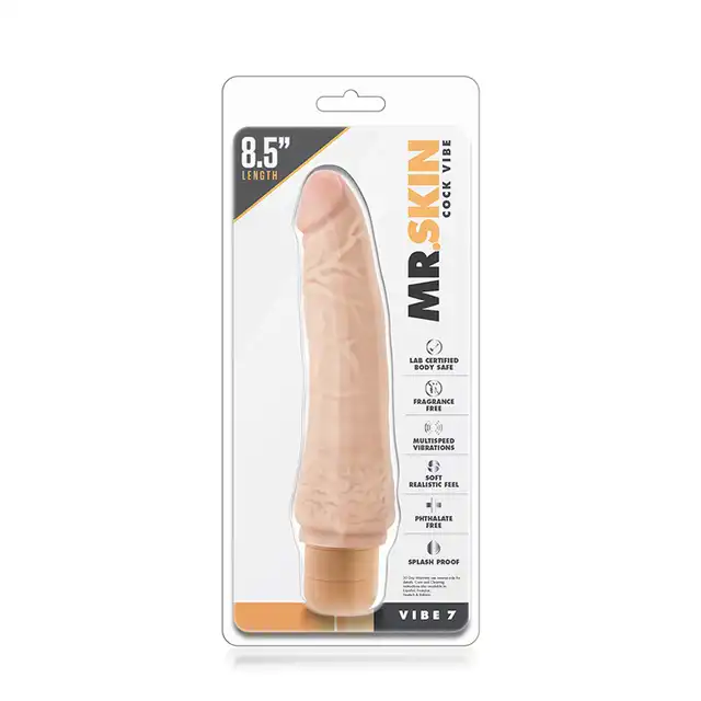 Dr. Skin - Cock Vibe 7 - 18,5 cm wibrator o żylastej strukturze i niesamowitych wibracjach!