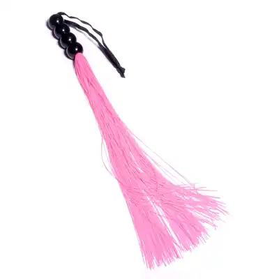 Silicone Whip Pink 14" - Fetish Boss Series