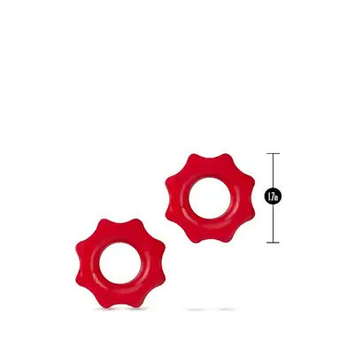  Stay Hard - Stay Hard Nuts Red. 2 czerwone ringi. Super elastyczne 