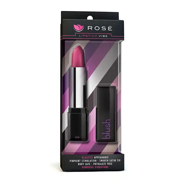 Blush - Rose Lipstick Vibe. Dyskretny wibrator w kształcie szminki. Świetnie wykonany 