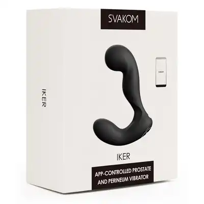 Svakom - Iker App USB. Silikonowy masażer prostaty na aplikację. 2 silniczki