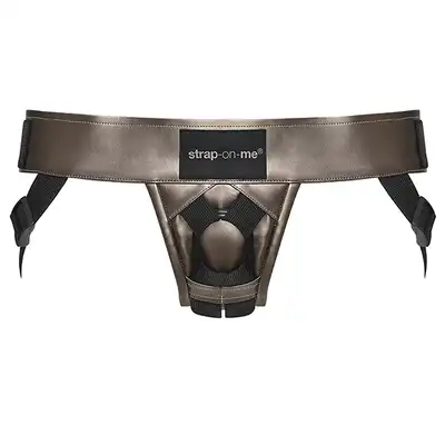 Strap-On-Me - Leatherette Harness Curious - oryginalna uprząż ze skóry ekologicznej