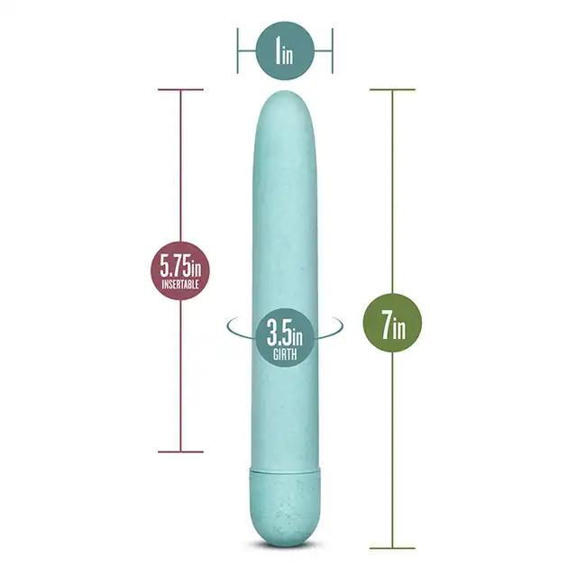 Gaia - Eco Vibe Aqua. Super wibracje. Ekologiczny biodegradowalny wibrator!