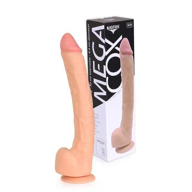 Kiotos Cox - Mega Flesh 03. Wielkie dildo. Średnica 5 cm i 37 cm długości