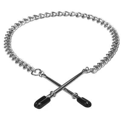  Steamy Shades - Tweezer Intimate Nipple. Zaciski na sutki z łańcuszkiem 