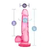 B Yours - Sweet N Hard 4 Pink. Miękkie różowe dildo z mocną przyssawką. Słodycz doznań 