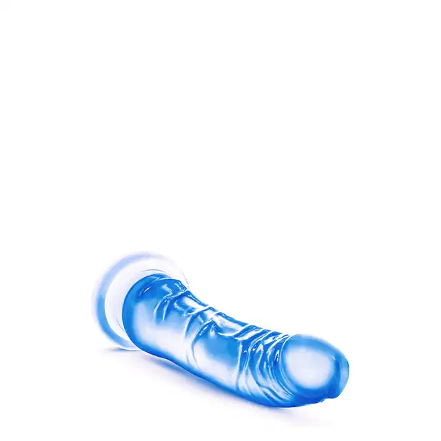  B Yours - Sweet N Hard 6 Blue. Realistyczne doznania. Niebieskie dildo 21,5 cm długości