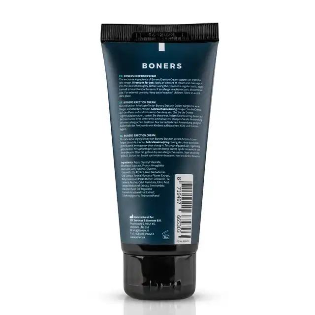 Boners - Erection Cream 100 ml. aż 20 składnikowy krem.