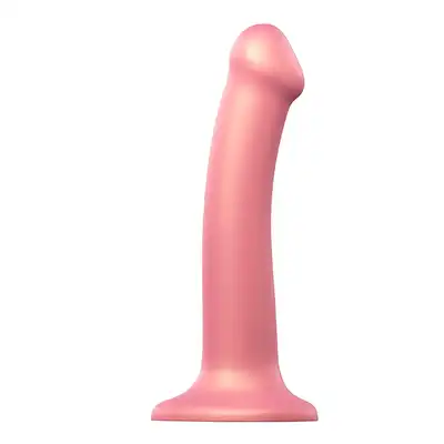 Strap-On-Me - Mono Density Dildo Metalic M - niesamowite dildo i pięknym, metalicznym kolorze