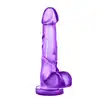 B Yours - Sweet N Hard 4 Purple. Realistyczne żelowe dildo w kolorze fioletowym