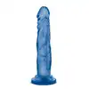 Glow Dicks - Kandi Blue. Realistyczne dildo świecące w ciemności! 19 cm przyjemności