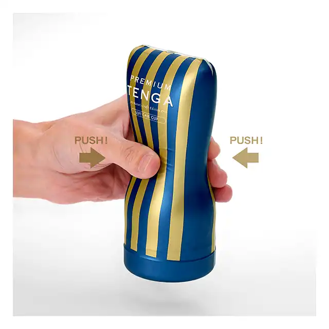 Tenga - Premium Rolling Head Cup. Masturbator z elastycznym opakowaniem