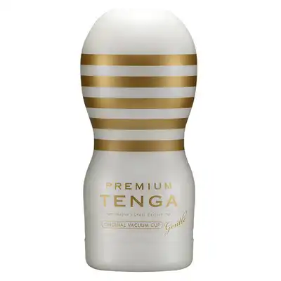 Tenga - Premium Vacuum Cup Gentile. Wyjątkowo delikatny masturbator dla mężczyzn