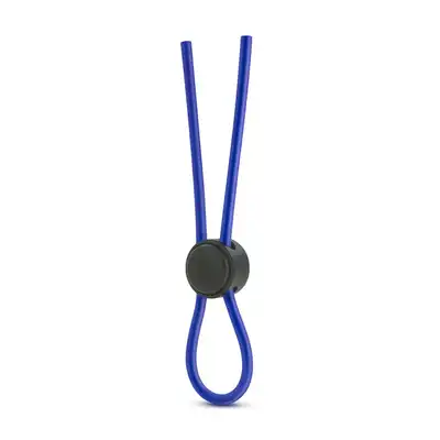 Stay Hard - Loop Cock Blue. Silikonowy ring erekcyjny w formie lasso