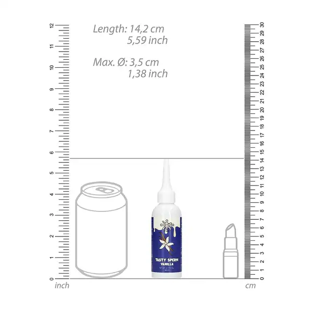 Cumface - Tasty Sperm Vanilla 80 ml. Super pyszna waniliowa sperma! 