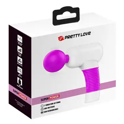  Pretty Love - Super Power Magic Gun USB. Masażer o hiper potężnych wibracjach! 