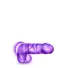 B Yours - Sweet N Hard 4 Purple. Realistyczne żelowe dildo w kolorze fioletowym