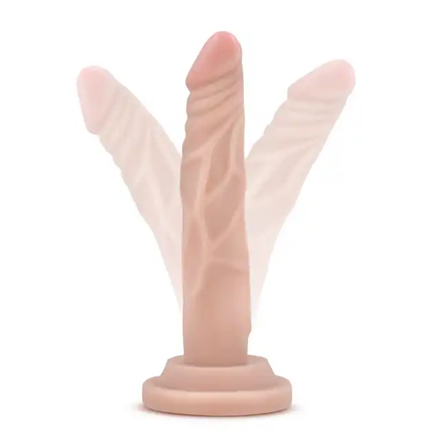 Dr.Skin - 5 Inch Mini Cock. Realistyczne dildo niewielkich rozmiarów, 14,6 cm długości. Mocna przyssawka