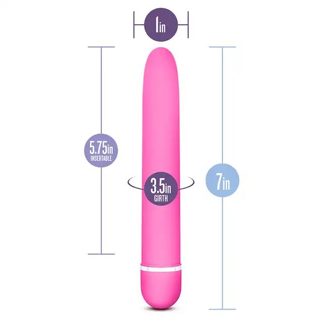 Rose - Luxuriate Pink - klasyczny różowy wibrator z wieloma wibracjami