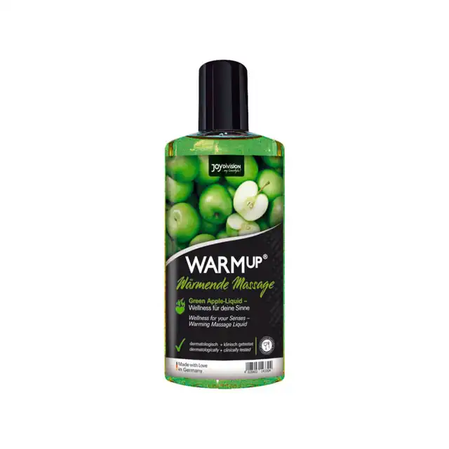 WarmUp - Olejek rozgrzewający do masażu. Zielone jabłuszko. Made in Germany!