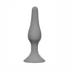 Slim Anal Plug Medium Grey - Silikonowa , super gładka wtyczka analna