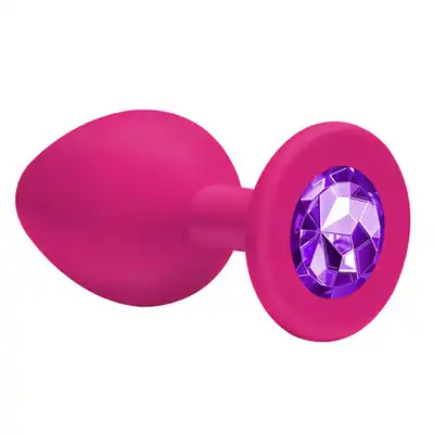 Lola Toys - Anal Plug Emotions Cutie - Hypoalergiczny, gładki korek analny z diamencikiem roz. L
