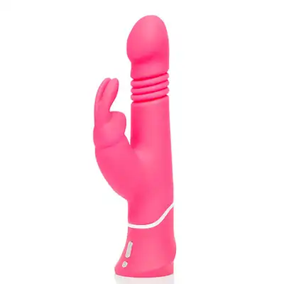 HAPPY RABBIT - Thrusting Realisyic Pink - Nr 1 wśród wibratorów z ruchem posuwistym!