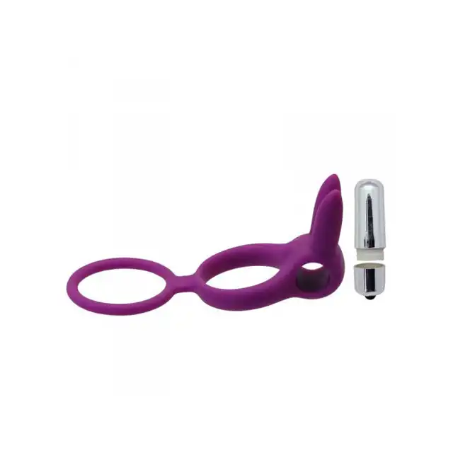 Toyz4Lovers - COUPLE ENHANCER CLITORAL STIMULATOR - Pierścień ozdobiony uroczym króliczkiem