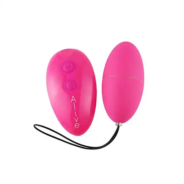 Alive - Vibrating Egg Remote Control - Bezprzewodowe jajeczko wibrujące w kolorze fuksji