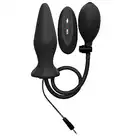 Ouch! - Inflatable Vibrating Silicone Plug. Wibrująca wtyczka analna, pompowana. Ostatnia Sztuka!