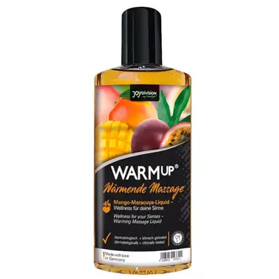 WarmUp - Olejek do masażu.  Mango + Maracuya, 150 ml. Made in Germany!