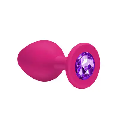 Lola Toys - Anal Plug Emotions Cutie - Hypoalergiczny, gładki korek analny z diamencikiem roz. S