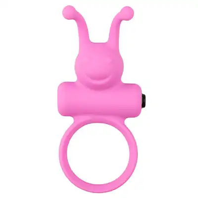 Easy Toys - Jolly Vibro Ring. Silikonowy ring z pociskiem wibrującym.