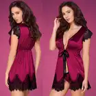 Obsessive - 861-PEI-5 szlafrok i stringi kolor: różowy