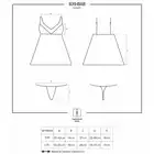 Obsessive - 839-BAB-1 babydoll i stringi.