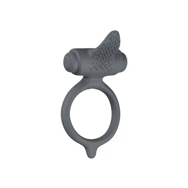 B Swich - Bcharmed  Bastic Ring Slate Grey -  Wibrujący ring na penisa.