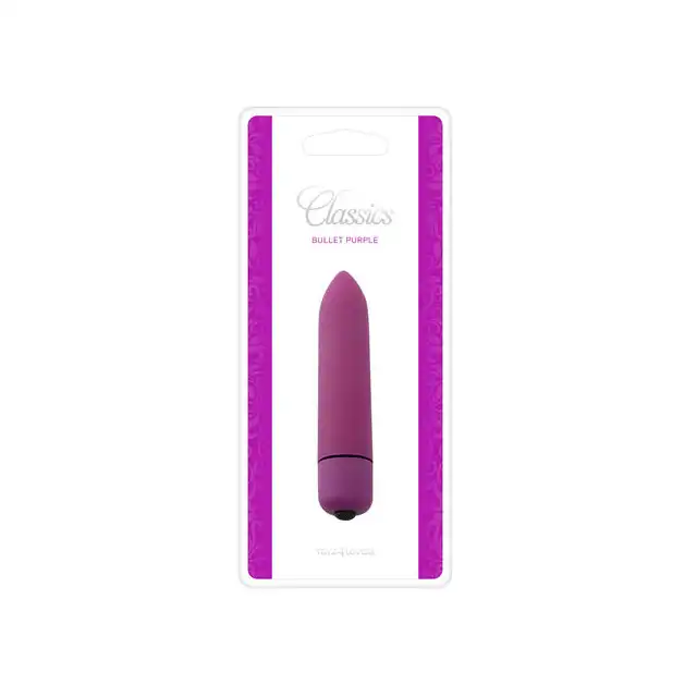 Vibratore Bullet Classics Purple. Wibrator klasyczny.