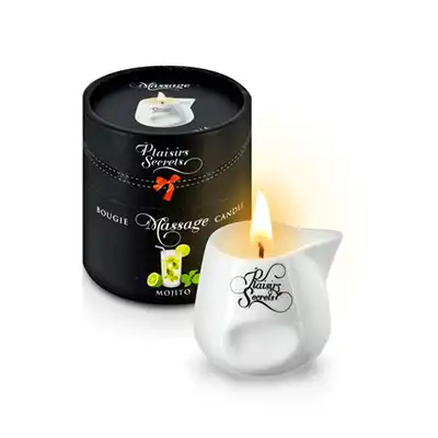 Plaisirs Secrets - Bougie Massage Candle Mojito. Aromatyczna świeca do masażu.