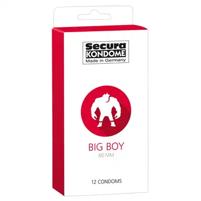 Secura - Big Boy. Prezerwatywy o dużej średnicy. 12 sztuk.