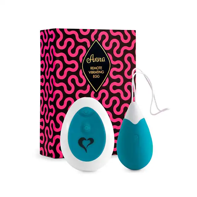 ANNA VIBRATING EGG REMOTE - bezprzewodowe jajeczko zdalnie sterowane na 10 m!