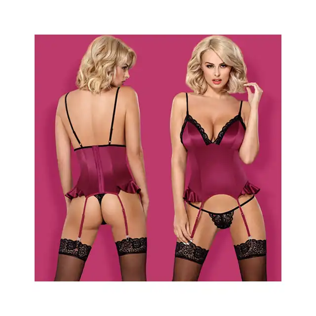Obsessive - 845-COR-5 gorset i stringi.